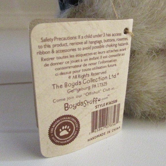 Retired Boyds Bear "Lil Dunkin" - Picture 8 of 9